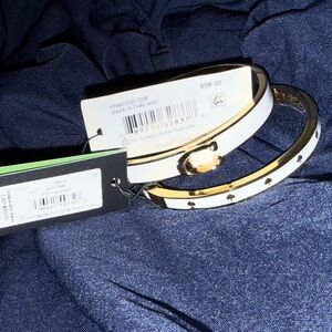 NWT WHITE COACH & WHITE KATE SPADE BRACELET